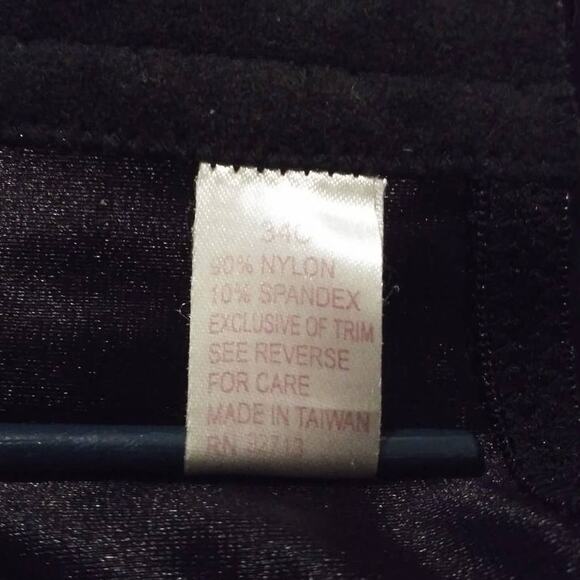 Native Intimates Black Quilted Corset Y2K Sz Large - Picture 3 of 5